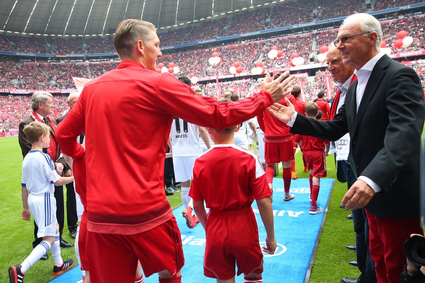 Auf Wiedersehen: Schweinsteiger verlässt die Bayern, Beckenbauer hat seine Zweifel an der Richtigkeit dieser Entscheidung.