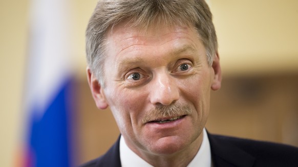 President Vladimir Putins spokesman Dmitry Peskov speaks to The Associated Press in Moscow on Tuesday, April 5, 2016. Peskov says the Russian leader has no connection whatsoever to offshore accounts  ...