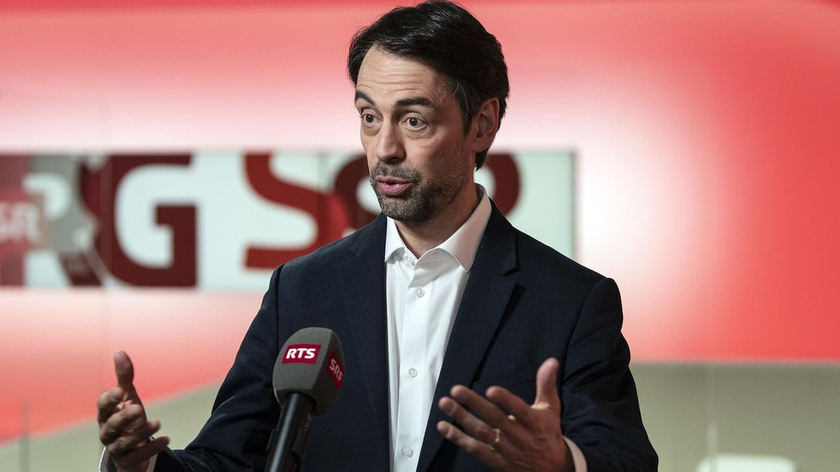 Pascal Crittin, directeur de la RTS (Radio télévision suisse). 16 avril 2021.