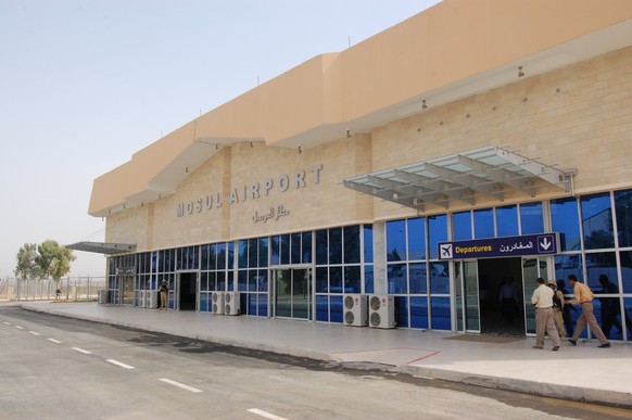 epa05810850 (FILE) - A file picture dated 22 August 2008 showing A general view for the entrance of Mosul airport, Iraq. According to media reports on 23 February 2017, Iraqi forces recaptured Mosul a ...