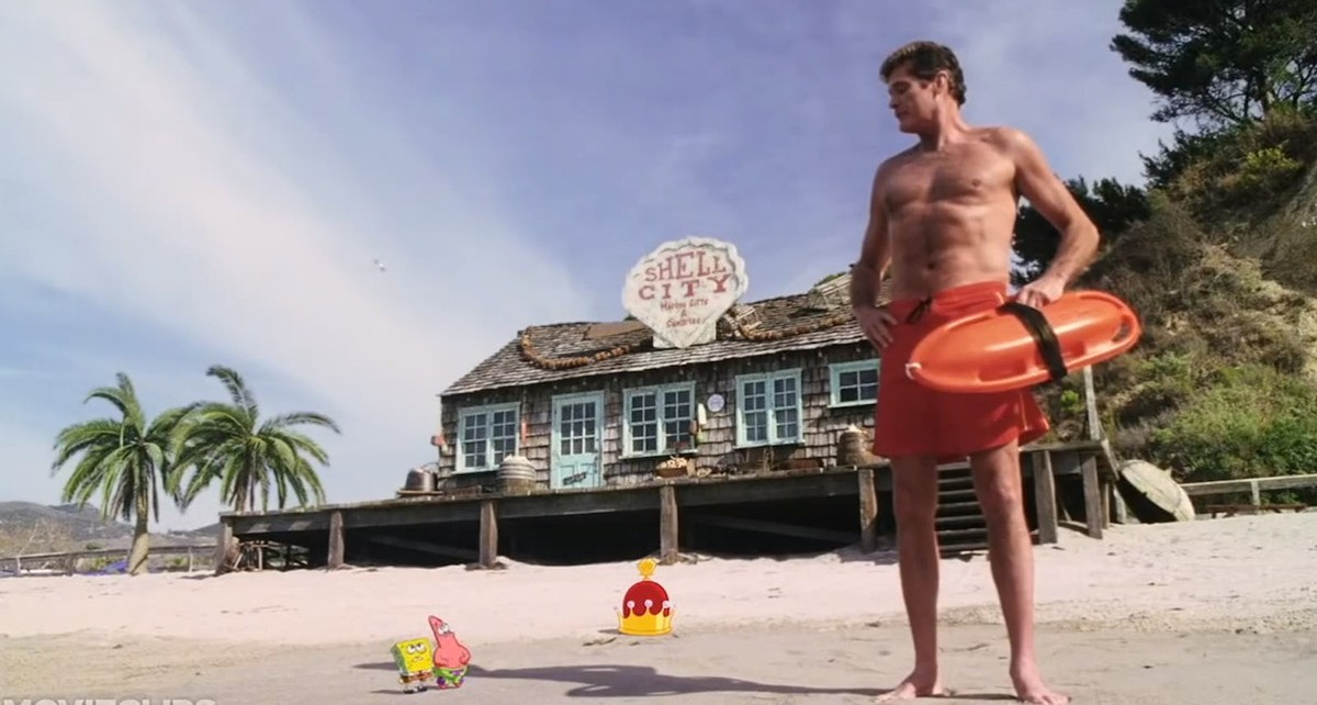 david hasselhoff in Der SpongeBob Schwammkopf Film