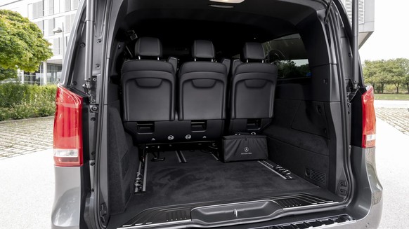 The EQV is available in two sizes with a length of 5.14 or 5.37 metres.