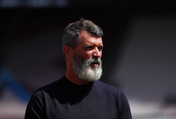 West Ham United v Manchester City - Premier League - London Stadium Pundit Roy Keane ahead of the Premier League match at London Stadium. Picture date: Sunday August 7, 2022. EDITORIAL USE ONLY No use ...