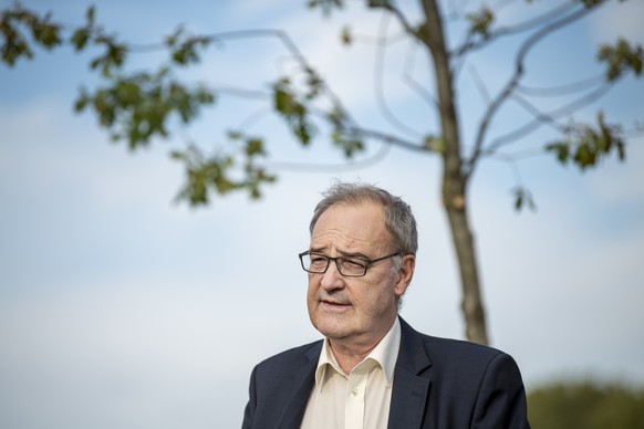 ARCHIVBILD ZUR MELDUNG, DASS SICH BUNDESRAT GUY PARMELIN IN QUARANTAENE BEFINDET, AM MITTWOCH, 14. OKTOBER 2020 - Le Conseiller federal Guy Parmelin, parle lors de la presentation d&#039;un projet sur ...