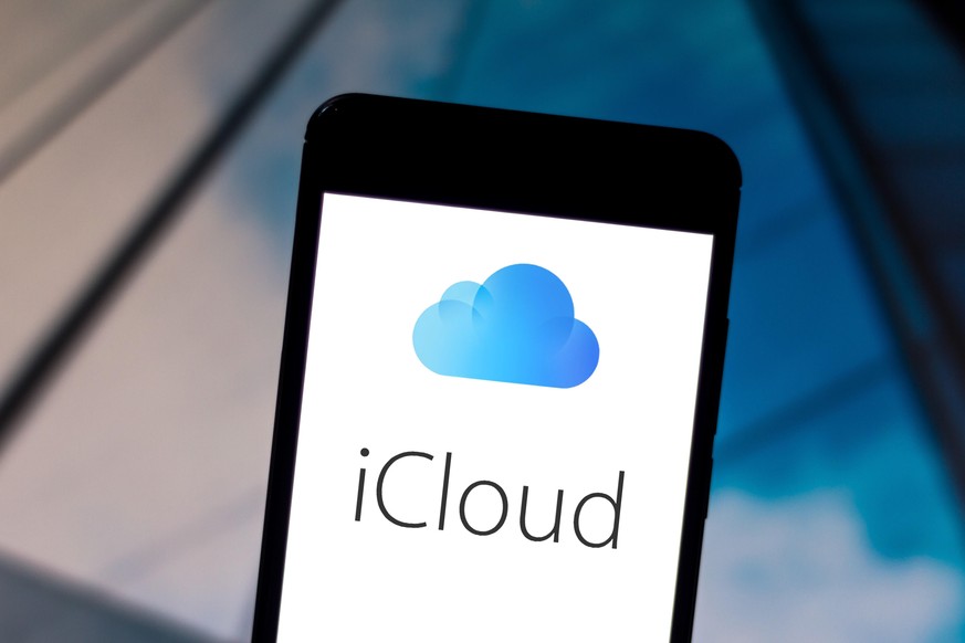 iCloud-Logo auf iPhone.