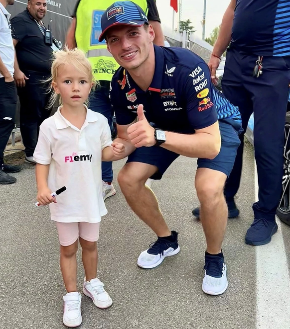 Emy Sie traf sogar Formel-1-Fahrer Max Verstappen.