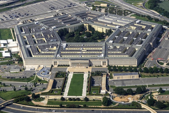 FILE - The Pentagon is viewed from the window of an airplane Aug. 27, 2023, in Washington. (AP Photo/Carolyn Kaster, File)
Media Pentagon Reporter