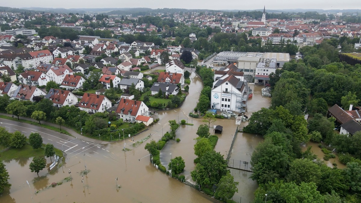 Ein Vb-Tief sorgte im Mai und Juni 2024 für grosse Überschwemmungen in Deutschland.