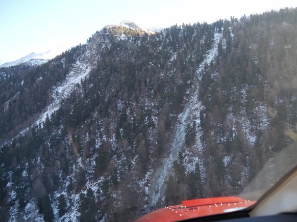 Der Unglücksort bei Zermatt.