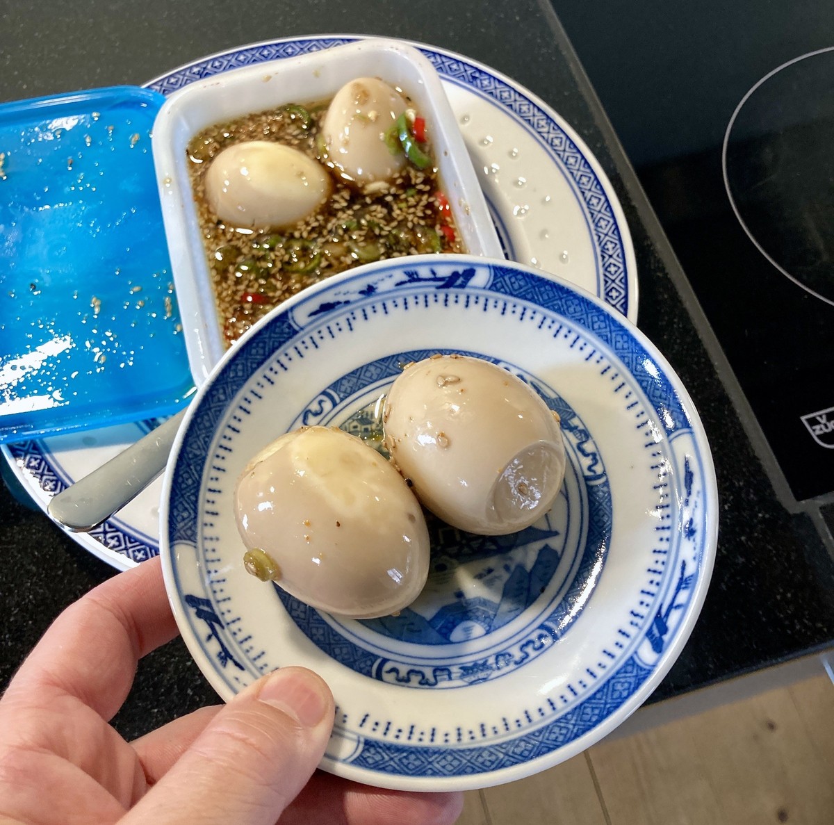 Mayak eggs drug eggs drogen eier koreanisch tiktok essen food kochen