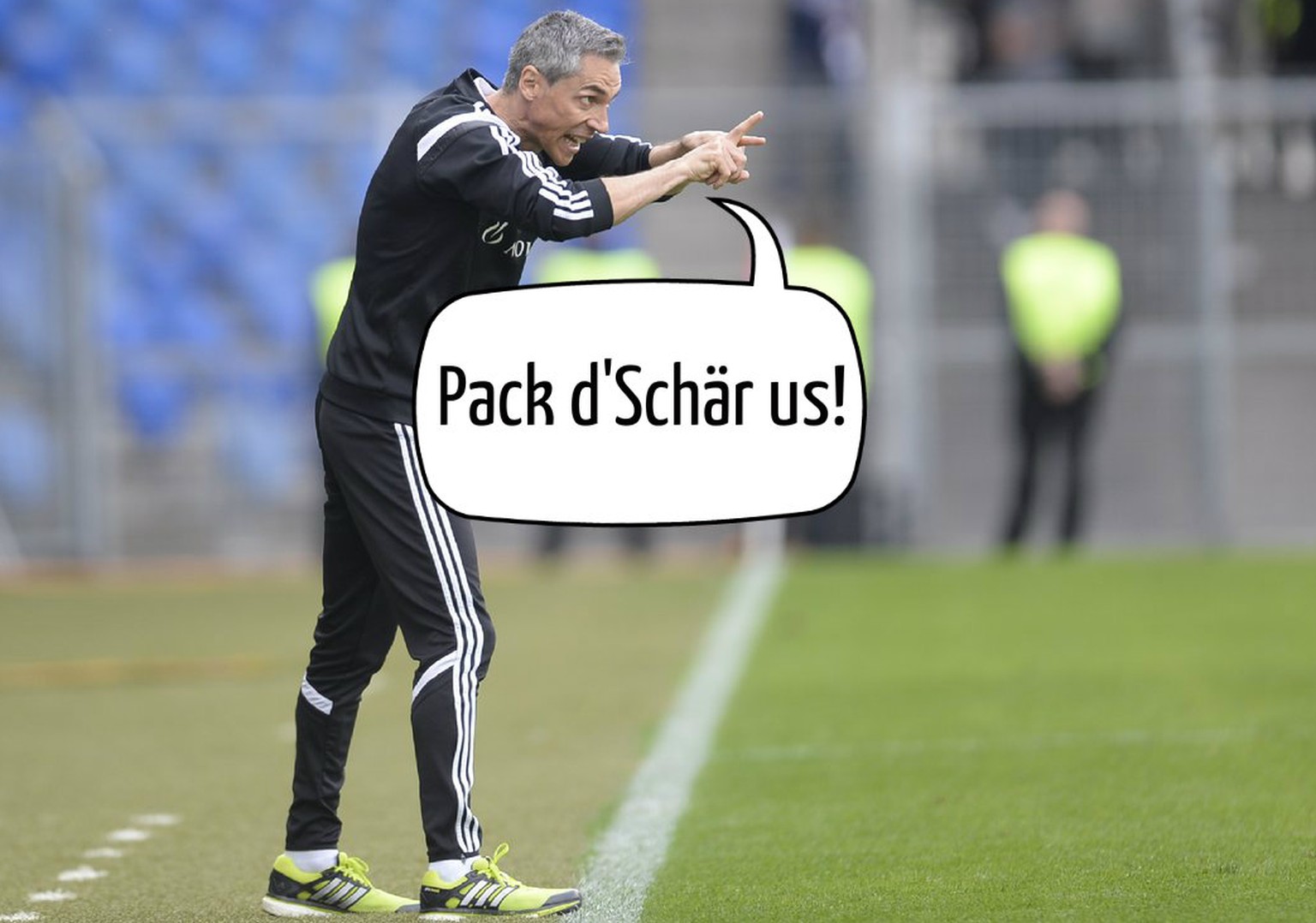 Wenn du dich hier fragst, ob FCB-Coach Paulo Sousa seinem Innenverteidiger Fabian Schär ein Haushaltsgerät eingepackt hat: Unbedingt weiterlesen!&nbsp;