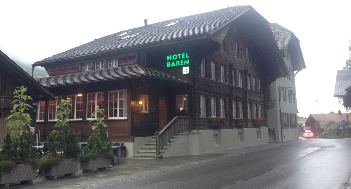 Das Hotel Bären in Guttannen. Hier erhielten die Franzosen 1799 wohl den entscheidenden Tipp.