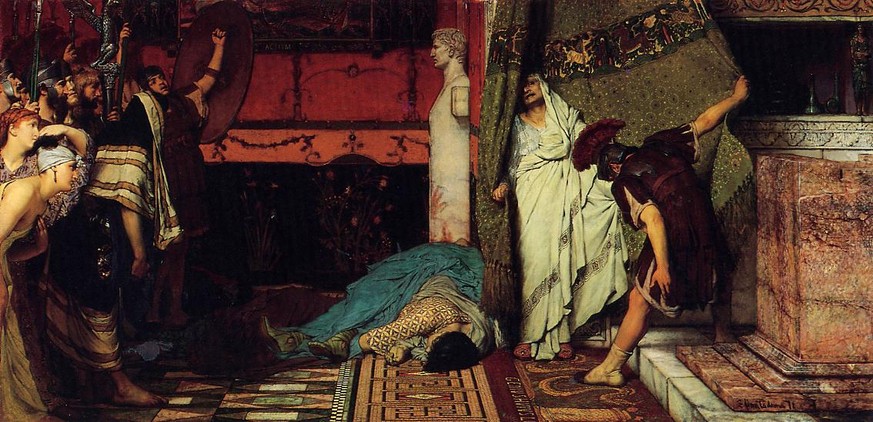 Lawrence Alma-Tadema: «Tod des Caligula».