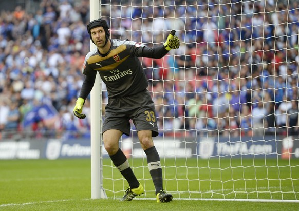 Ungewohntes Bild: Nach 11 Jahren Chelsea trägt Cech nun das Trikot der Gunners.&nbsp;