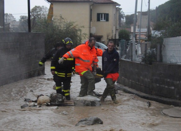 Hochwasser in Carrara