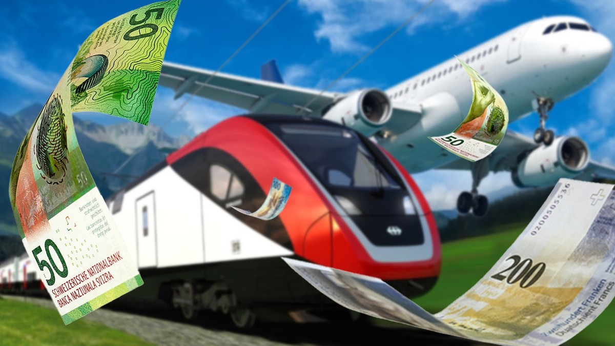 La différence de prix entre le train et l'avion est indécente en Suisse