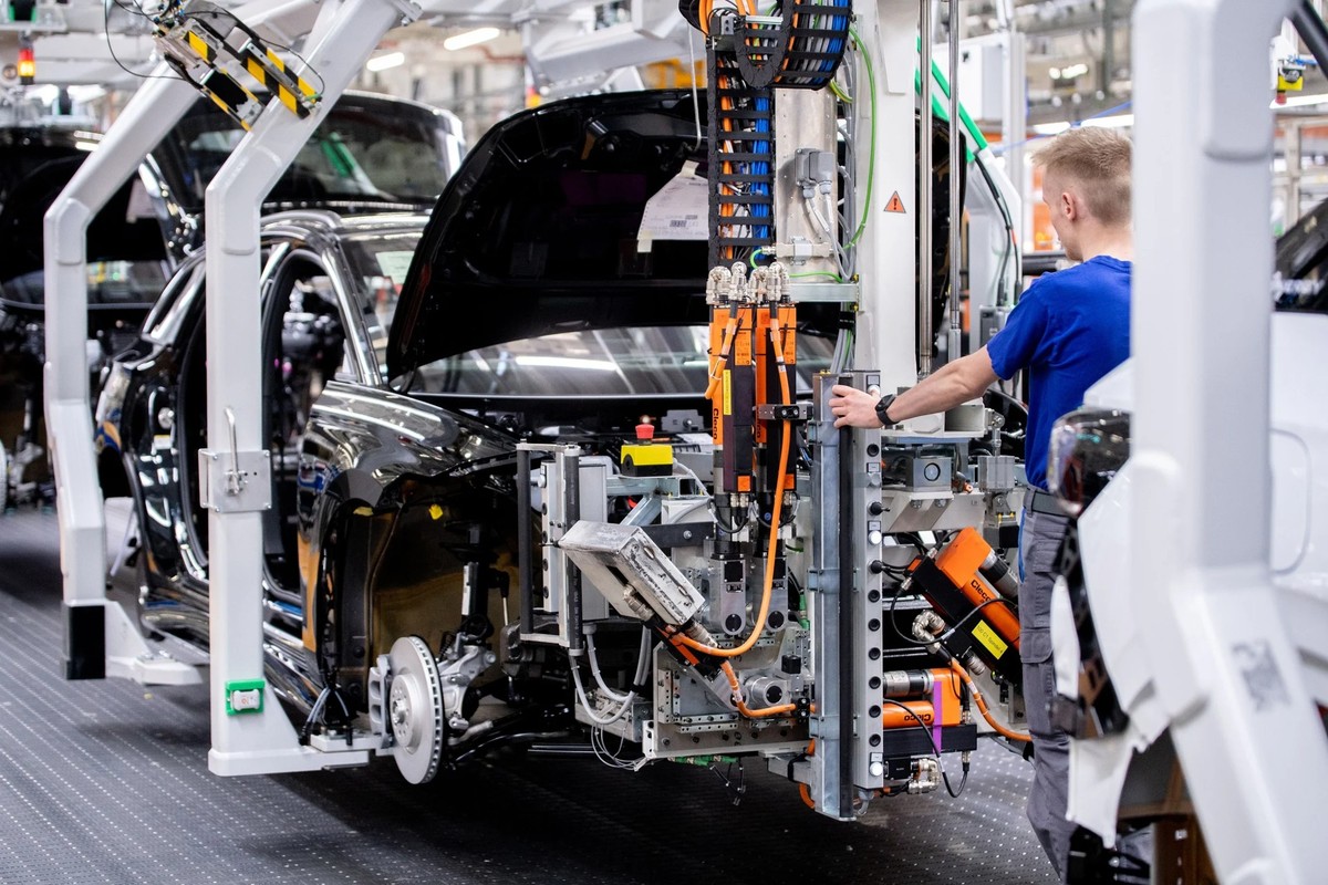 L'usine Volkswagen d'Emden, en Allemagne, est spécialisée dans la fabrication de voitures électriques.