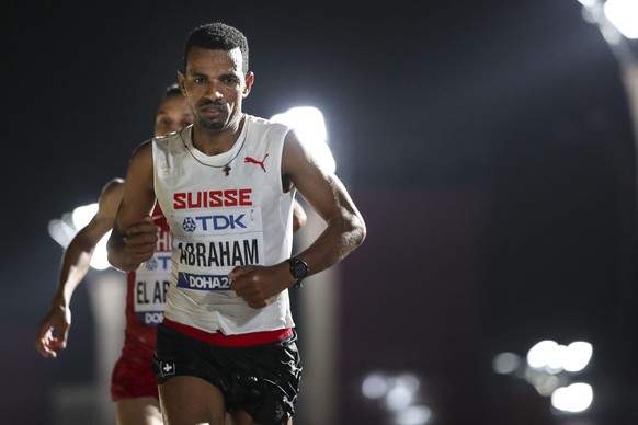 IAAF World Athletics Championships Doha 2019 Qatar, 06.10.2019 Tadesse Abraham SUI am 06.10.19 an der Doha Corniche in Doha, Qatar waehrend der IAAF World Athletics Championships. IAAF World Athletics ...