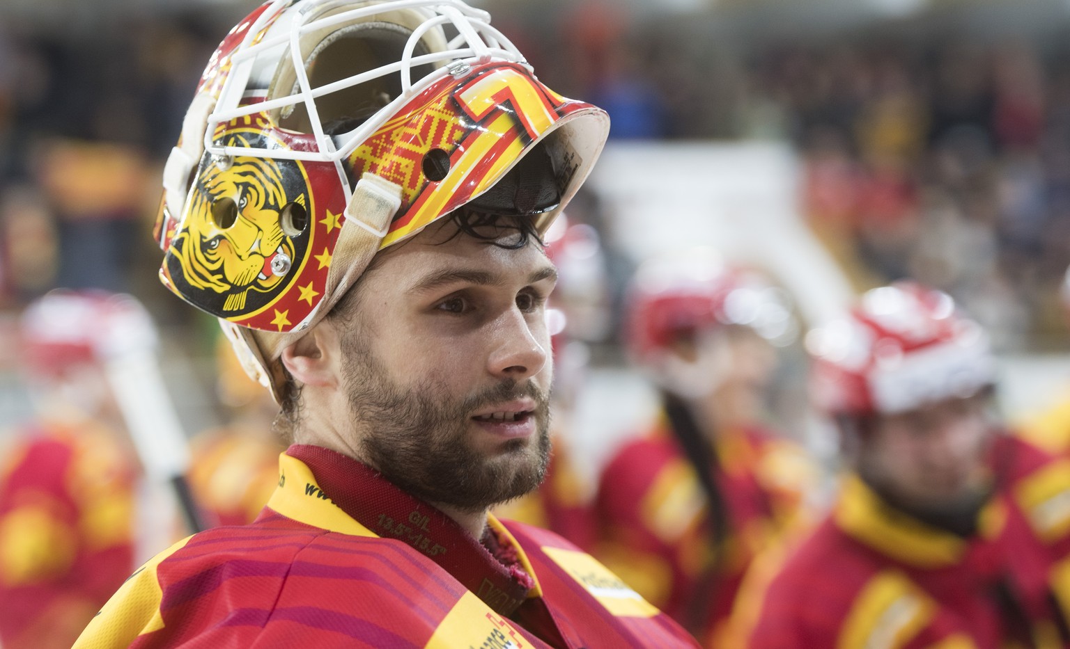 ZUR AUFSTELLUNG VON IVARS PUNNENOVS IN DER LETTISCHEN NATIONALMANNSCHAFT FUER DREI LAENDERSPIELE, STELLEN WIR IHNEN HEUTE, 6. FEBRUAR 2018, FOLGENDES BILDMATERIAL ZUR VERFUEGUNG - Tigers Goalie Ivars  ...