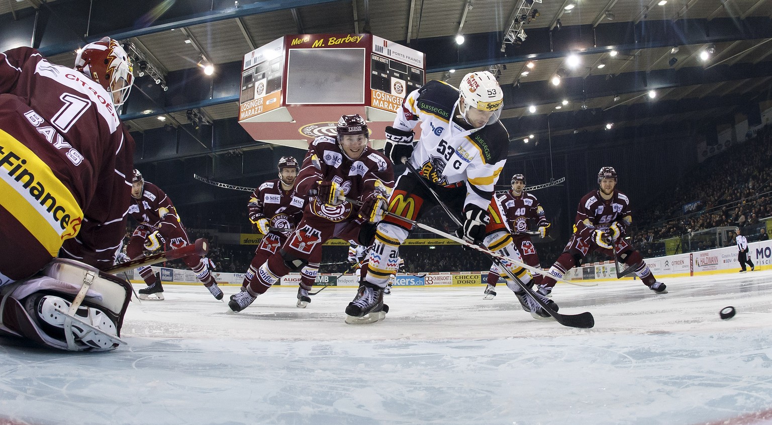 Lugano vs. Servette: Im letzten Jahr behielten die Genfer im Playoff-Viertelfinal die Oberhand.