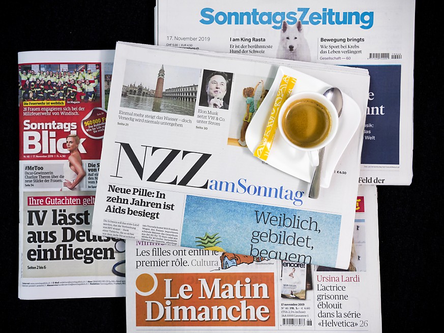 Viele Pressetitel - wenig Themenvielfalt im &quot;Corona-Jahr 2020&quot; (Symbolbild).