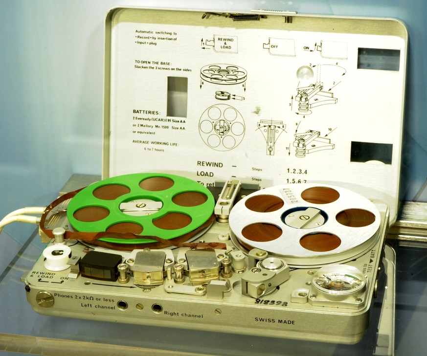 FBI artefacts: Nagra SNST 1975 
https://www.fbi.gov/history/artifacts/nagra-snst