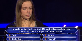Diese Kandidatin war super unterwegs – doch dann kam für 64'000 Euro die Sportfrage ...