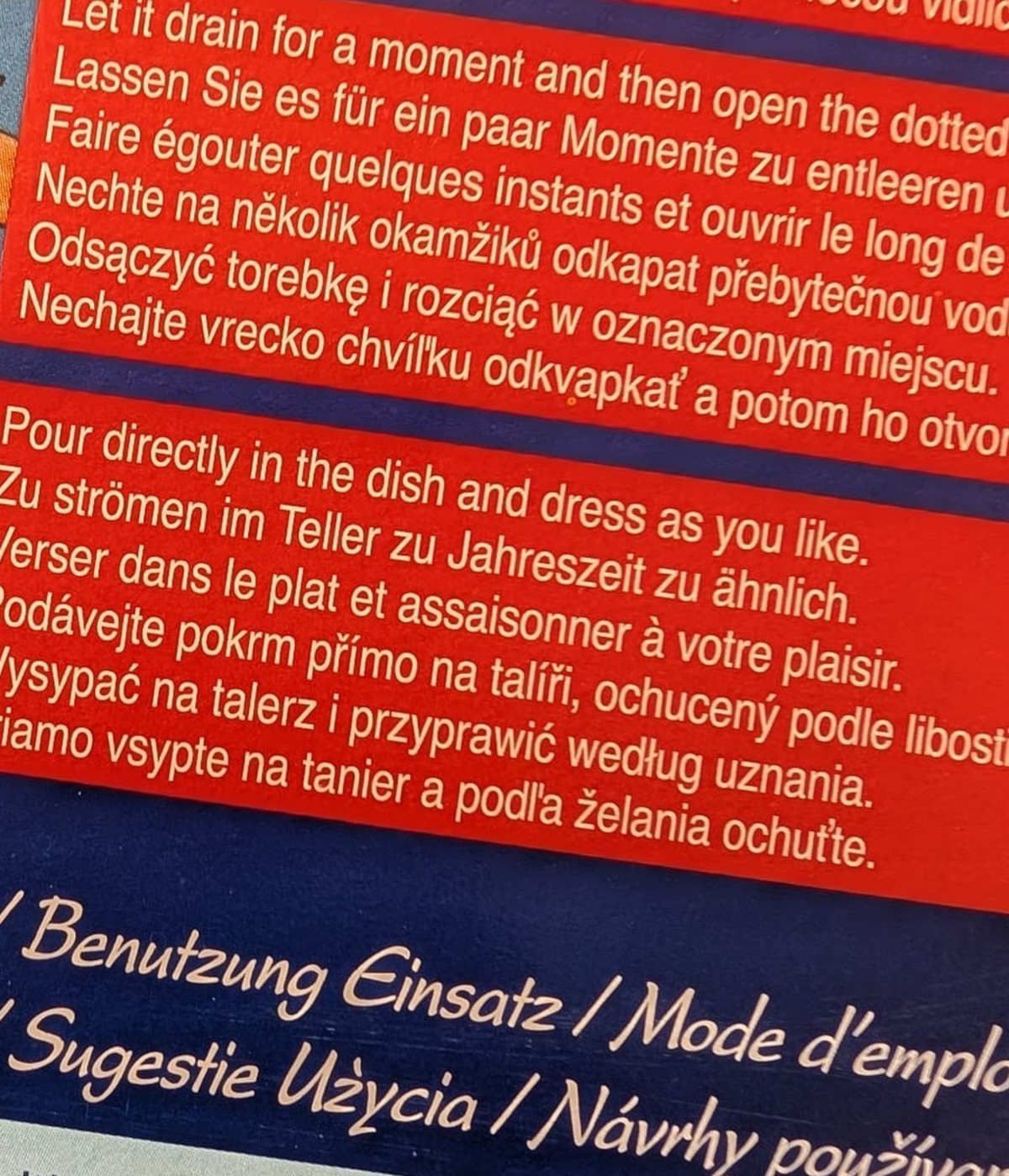 Fails der Woche: Reis Anleitung bzw. Übersetzung