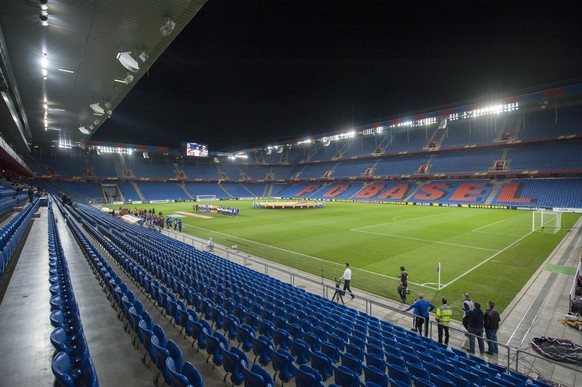 03.04.2014; Basel; Fussball Europa League Viertelfinal- FC Basel - Valencia CF;
Uebersicht Stadion St.Jakob Park - Joggeli (Andy Mueller/freshfocus)