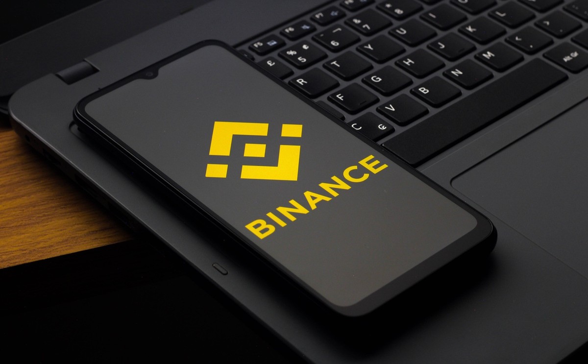 Kryptohandelsplattform Binance, Symbolbild.