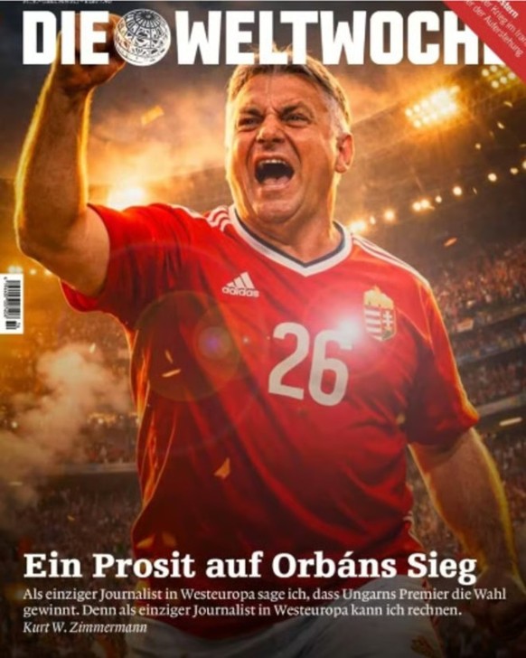 Titelseite der «Weltwoche» vom 2. April 2026.