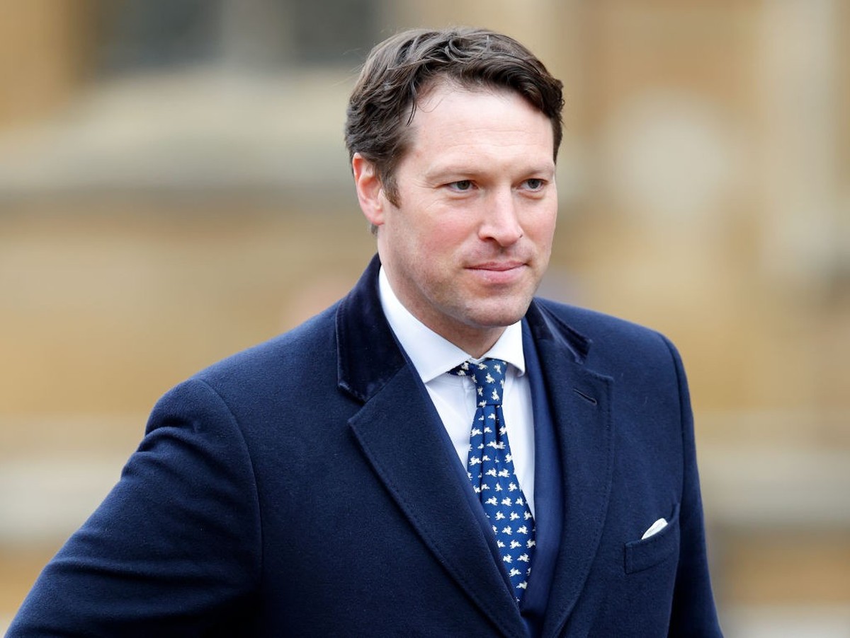 WINDSOR, UNITED KINGDOM - MARCH 31: (EMBARGOED FOR PUBLICATION IN UK NEWSPAPERS UNTIL 24 HOURS AFTER CREATE DATE AND TIME) Lieutenant Colonel Johnny Thompson, equerry to King Charles III, attends the  ...