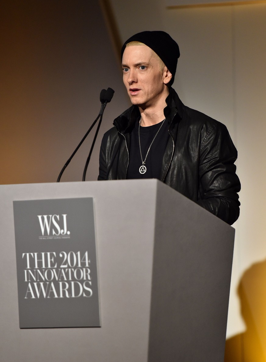 5. November 2014: Eminem wird vom «Wall Street Journal» geehrt.