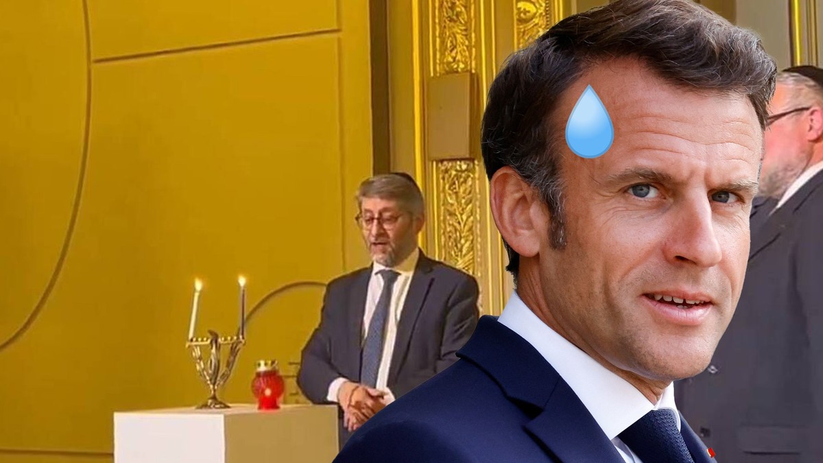 Le président français est accusé d'avoir foulé au pied la laïcité pour avoir hébergé jeudi soir à l'Elysée une célébration de la fête juive Hanouka.