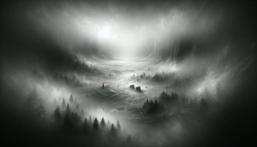 Nebeldecke des Vergessens.