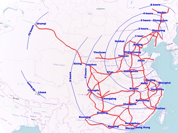 So soll das chinesische Netz 2020 aussehen.