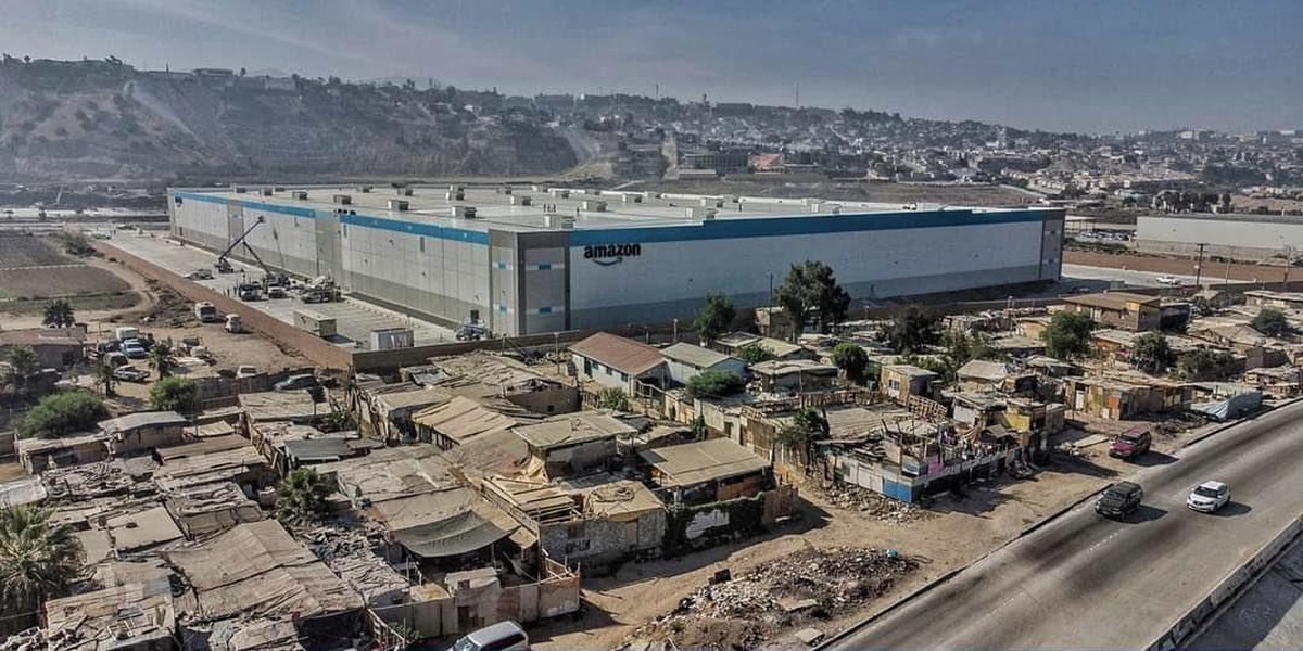 Amazon-Warenlager in Tijuana, Mexiko.