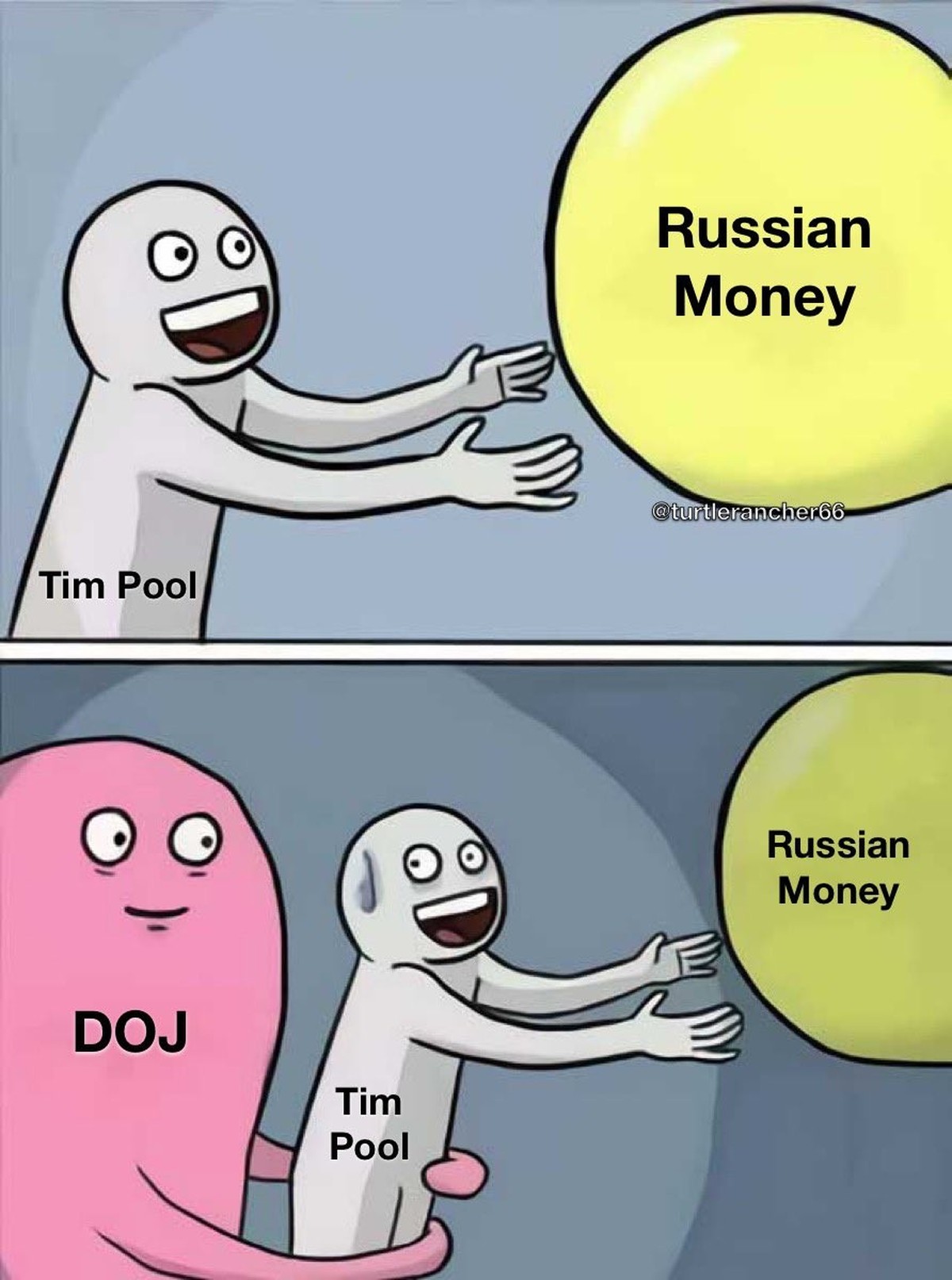 Meme zu den von Russland bezahlten rechten Influencern.