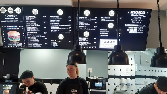 Nur noch bis Ende September geöffnet: Die Swing-Kitchen-Filiale in Zürich.