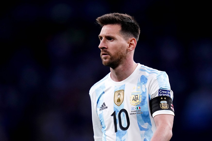 World Cup Teams File Photos File photo dated 01-06-2022 of Argentina s Lionel Messi. Star player for Argentina. Messi has won everything possible at club level and, with the 2021 Copa America, finally ...