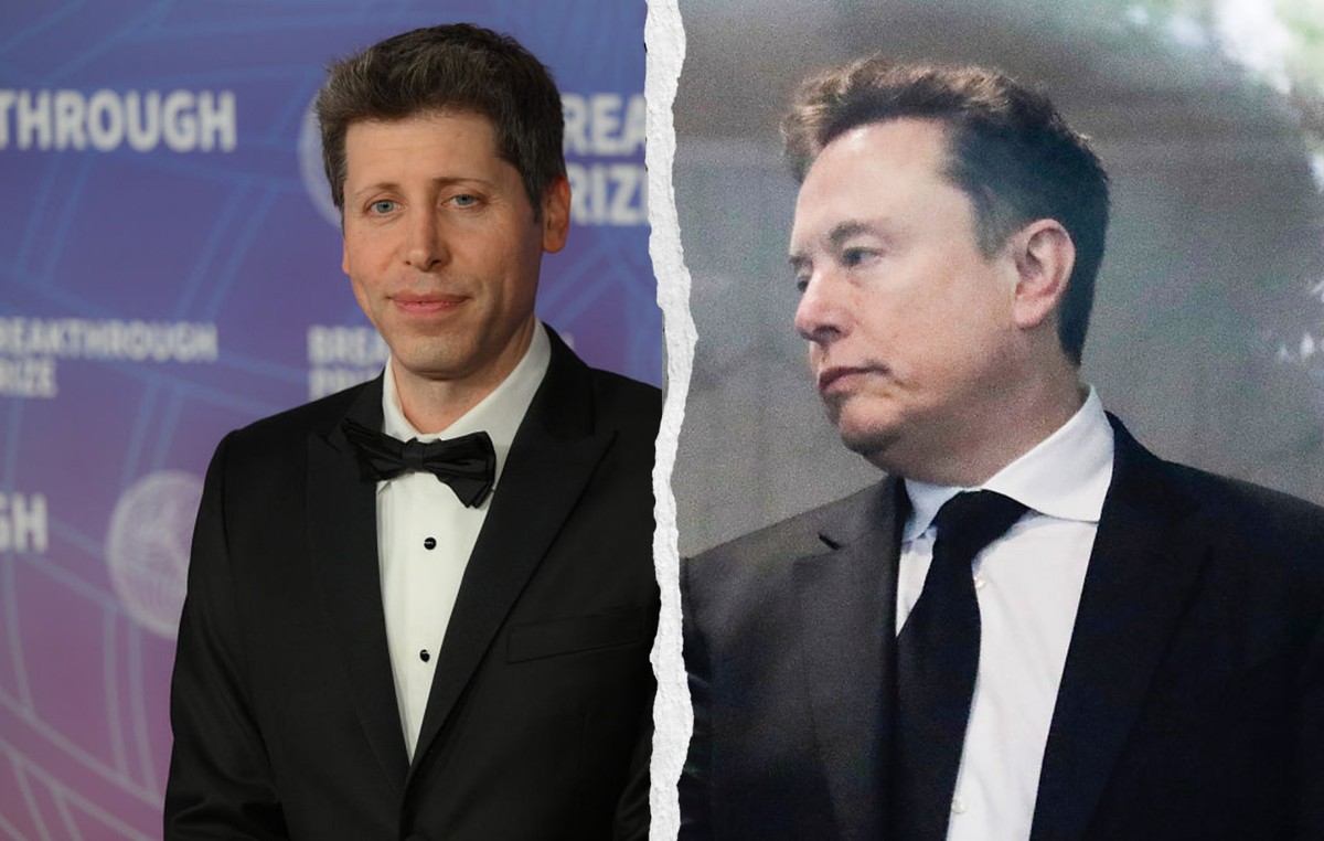 Sam Altman et Elon Musk.