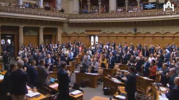 Standing Ovation fÃ¼r Doris Leuthard