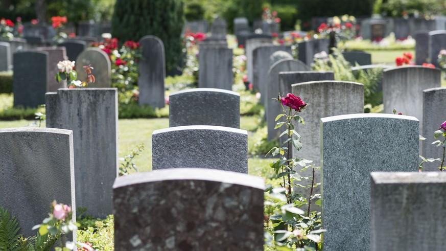 Tombstones on Sihlfeld cemetery, pictured on June 26, 2013, in Zurich, Switzerland. (KEYSTONE/Christian Beutler)

Ein Graeberfeld auf dem Friedhof Sihlfeld, aufgenommen am 26. Juni 2013 in Zuerich. (K ...