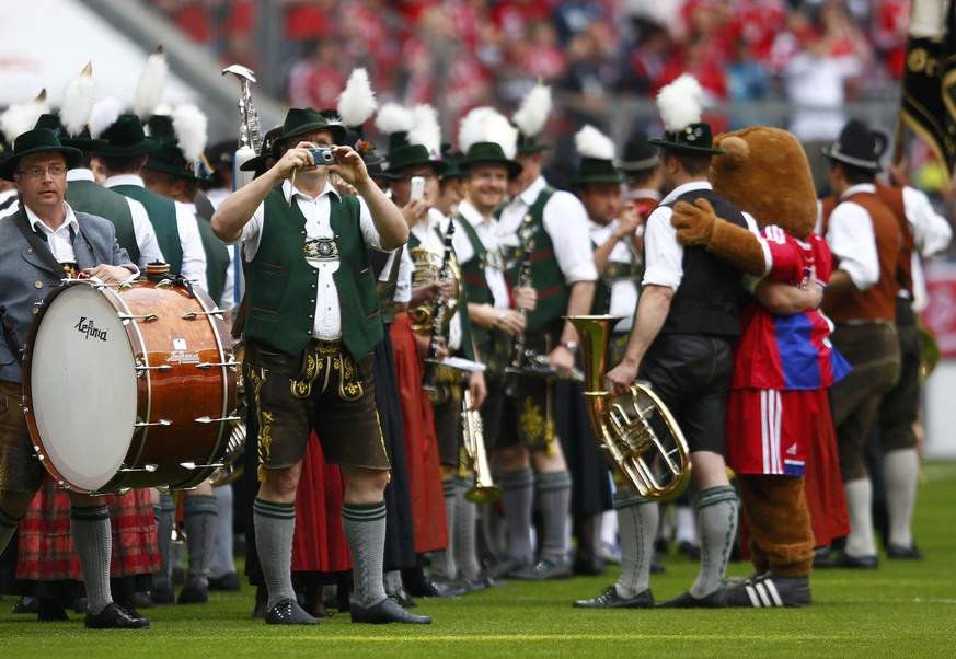 Oktoberfest? Nein, in München spuit di Musi gerne auch im Mai.