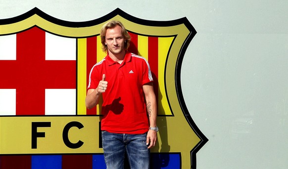 Im Sommer 2014 wird Ivan Rakitić in Barcelona vorgestellt.