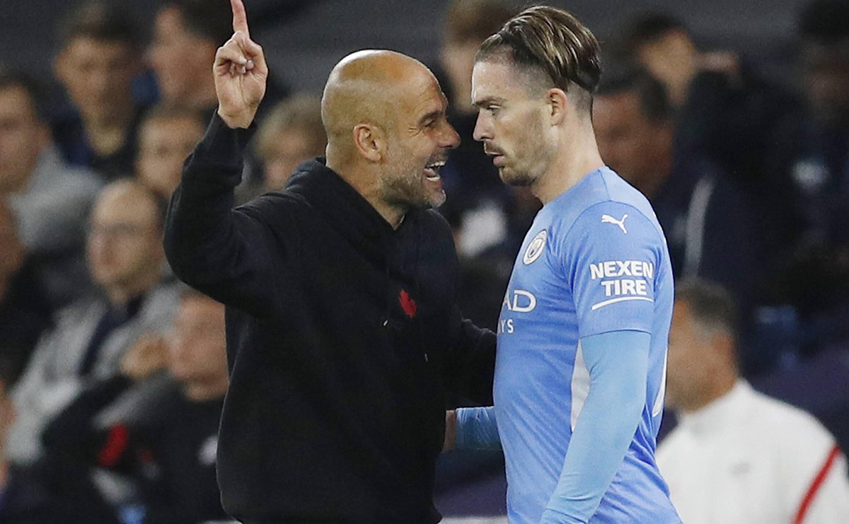 Pep Guardiola hatte mit Jack Grealish letztens ein Hühnchen zu rupfen.
