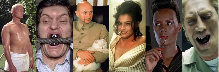 Ranking: Die besten Bond-Schurken und -Schergen EVER