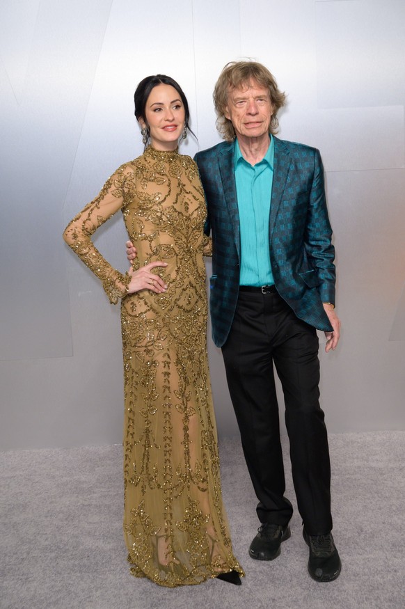 LOS ANGELES, USA March 15, 2026 Mick Jagger Melanie Hamrick at the Vanity Fair Oscar Party at the David Geffen Gallery at LACMA Picture Paul Smith Featureflash 454137 2026 03 15 CA Los Angeles PUBLICA ...