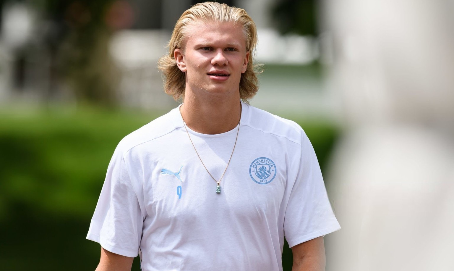 Erling Haaland im ManCity-T-Shirt: Das Supertalent wechselt im Sommer auf die Insel.