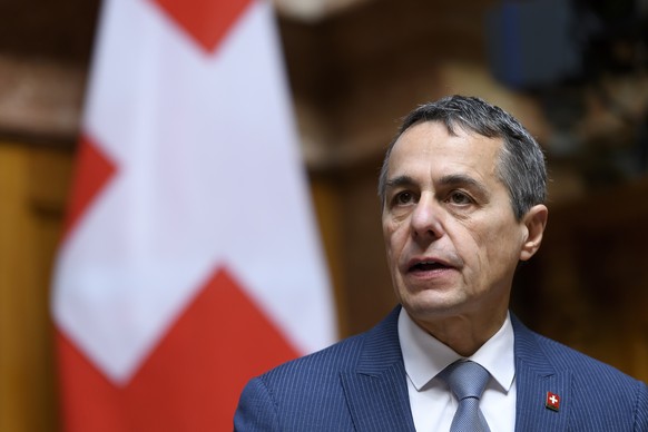 Bundesrat Ignazio Cassis spricht waehrend der Wintersession der Eidgenoessischen Raete, am Dienstag, 3. Dezember 2019 im Nationalrat in Bern. (KEYSTONE/Anthony Anex)